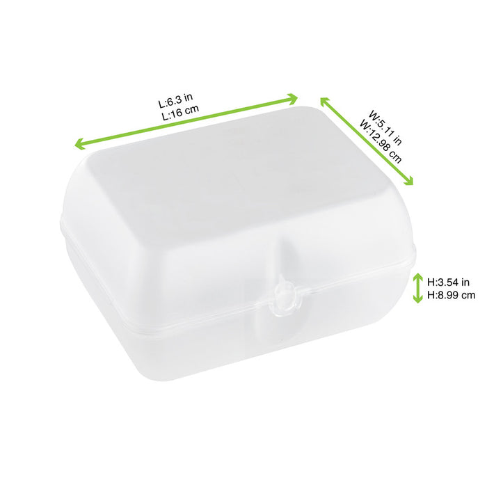 Caja de hamburguesas reutilizable 160x130mm A90mm - 24Uds