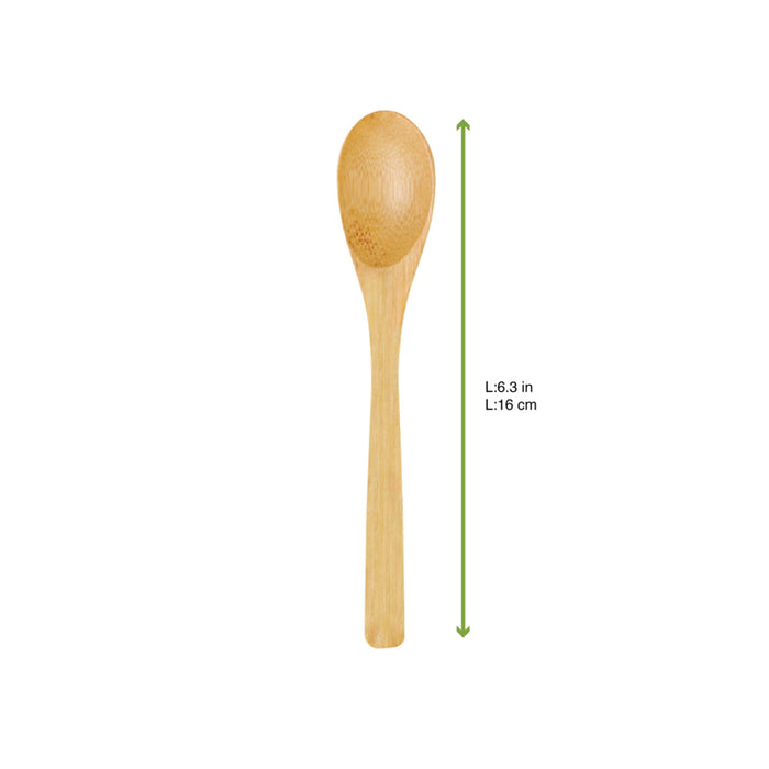 Cuchara Bambú A160mm - 8Uds