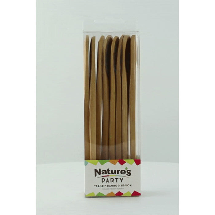 Cuchara Bambú A160mm - 8Uds