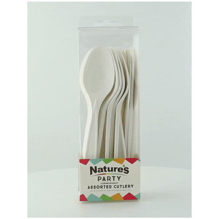 Kit 3/1 cubiertos PLA A180mm - 24Uds