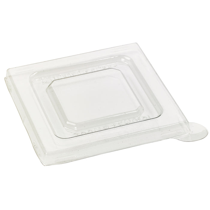 Tapa Zeno transparente plana y cuadrada PET 65x65mmpara 209MBZENO10 - 200Uds