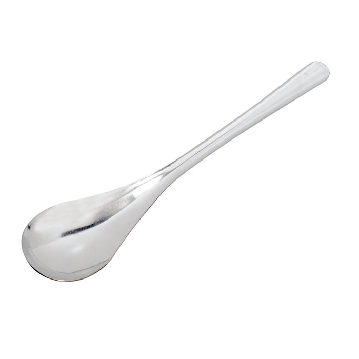 Cuchara de café de acero inoxidable con estuche, 110x25mm - 50Uds