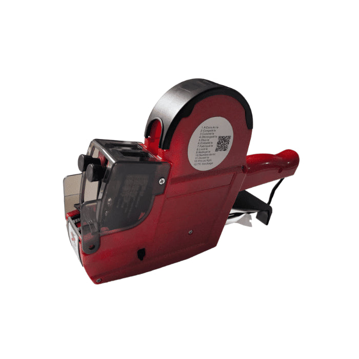 Pinzas de etiquetado para 2 líneas de 10 caracteres en etiquetas de 26*16 250x45mm H163mm - 1Uds