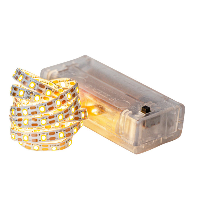 Tira de luz adhesiva a pilas - 10Uds