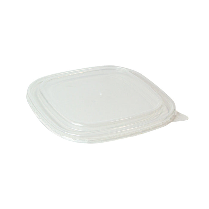 Tapa de PET para ensaladera cuadrada  130x130mm - 50Uds