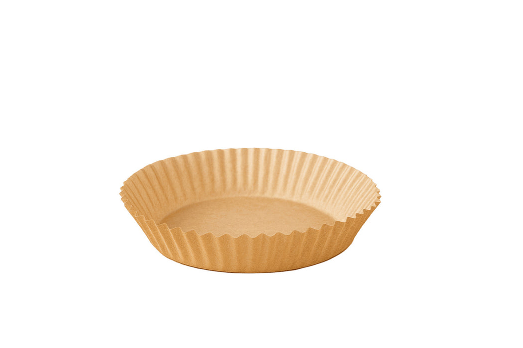 molde redondo de papel kraft sin perforaciones Ø 160 mm · altura 45 mm - 100uds