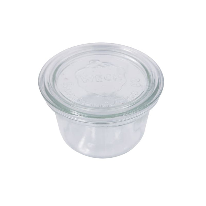 Tarro Bokocook de cristal WECK con tapa de cristal 200ml A60mm - 12Uds