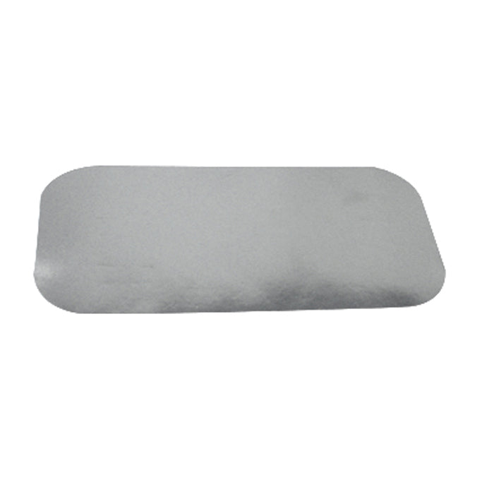 Tapa de cartón para bandeja de aluminio rectangular 227x177mm - 100Uds