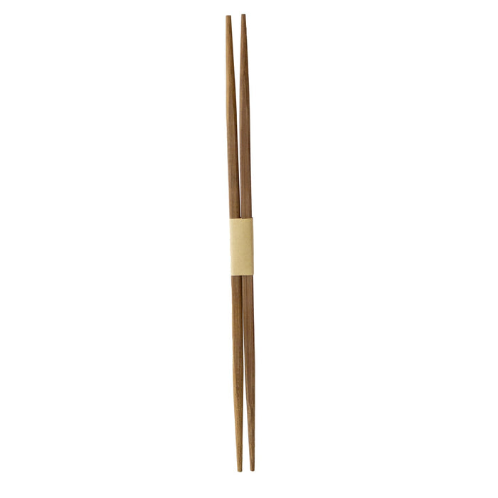 Palillos chinos de bambú empaquetados por 2 unidades A240mm - 100Uds