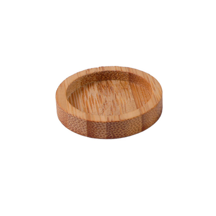 Mini plato redondo de bambú Cheng Color Natural Ø50mm - 24Uds
