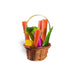 Mini cesta de mimbre con mango CHIANG Ø60mm A100mm - 10Uds