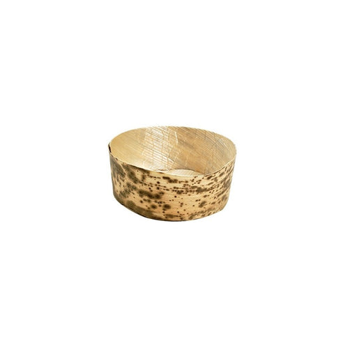 Cesta redonda de hoja de bambú ANNO 80ml Ø70mm A28mm - 50Uds