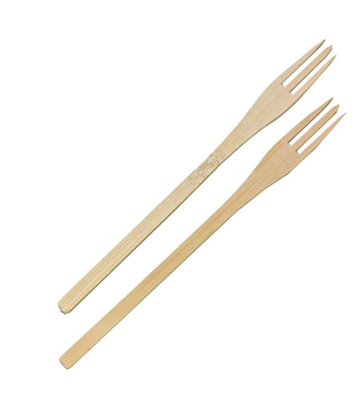Trident Tenedor de bambú 140mm - 50Uds