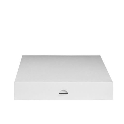 Caja apertivos/snacks cartón blanco 280x260mm A80mm - 25Uds