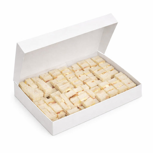 Caja apertivos/snacks cartón blanco 320x420mm A60mm - 25Uds