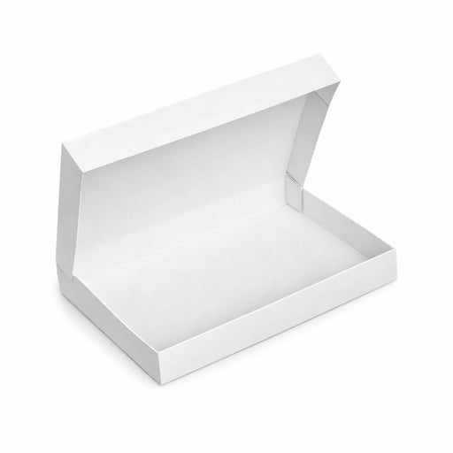 Caja apertivos/snacks cartón blanco 320x420mm A60mm - 25Uds