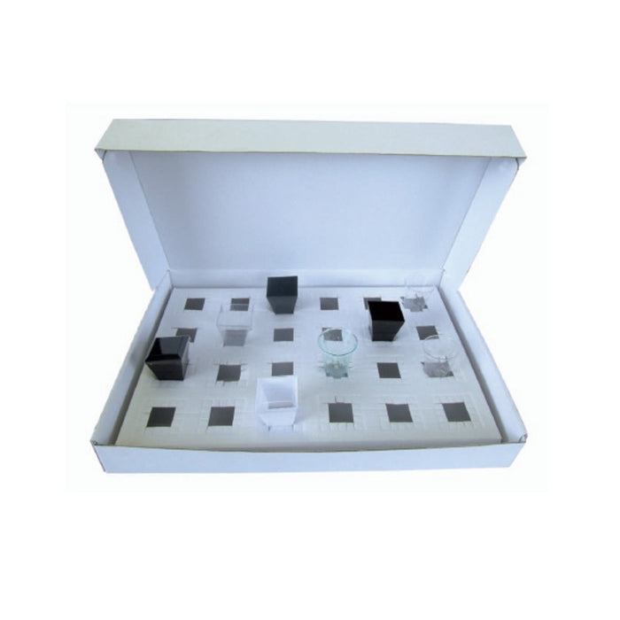 Caja apertivos/snacks cartón blanco 420x280mm A60mm - 100Uds