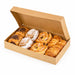 Caja apertivos/snacks cartón kraft 420x290mm A60mm - 100Uds