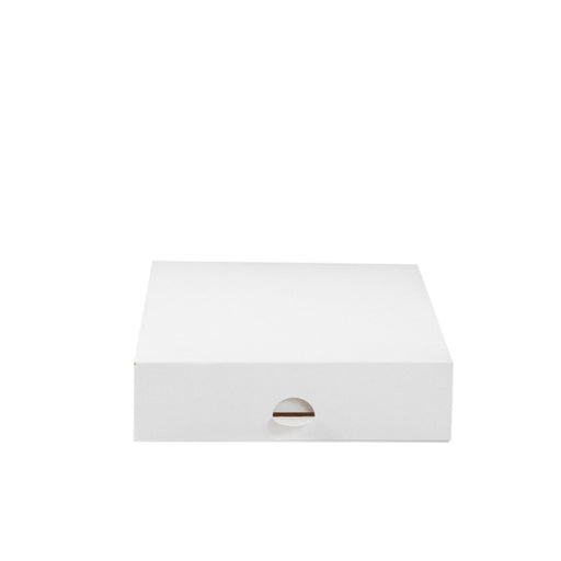 Caja pastelera de cartón blanca 180x180mm A50mm - 50Uds