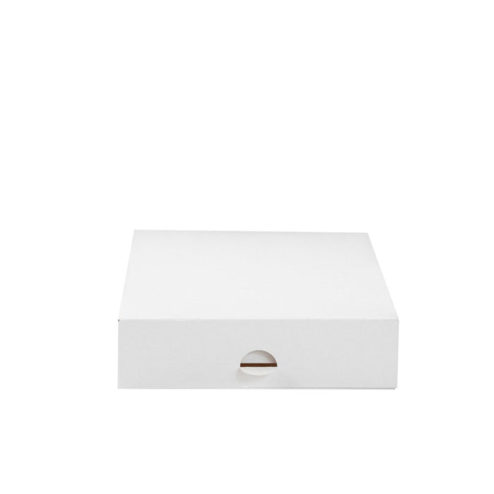 Caja pastelera de cartón blanca 180x180mm A50mm - 50Uds