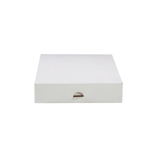 Caja pastelera de cartón blanca 200x200mm A50mm - 50Uds