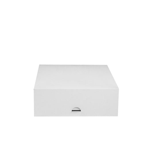 Caja pastelera de cartón blanca 220x220mm A80mm - 50Uds