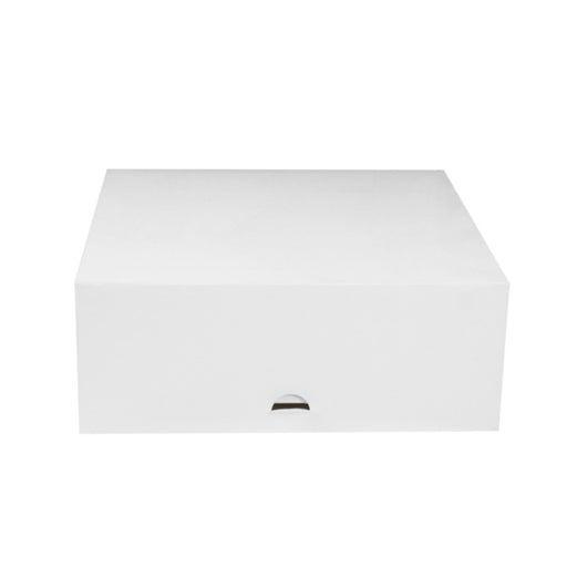 Caja pastelera de cartón blanca 250x250mm A100mm - 50Uds