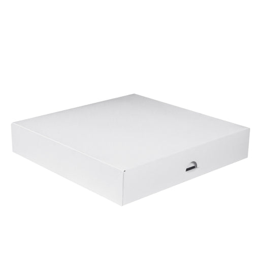 Caja pastelera de cartón blanca 260x260mm A50mm - 50Uds