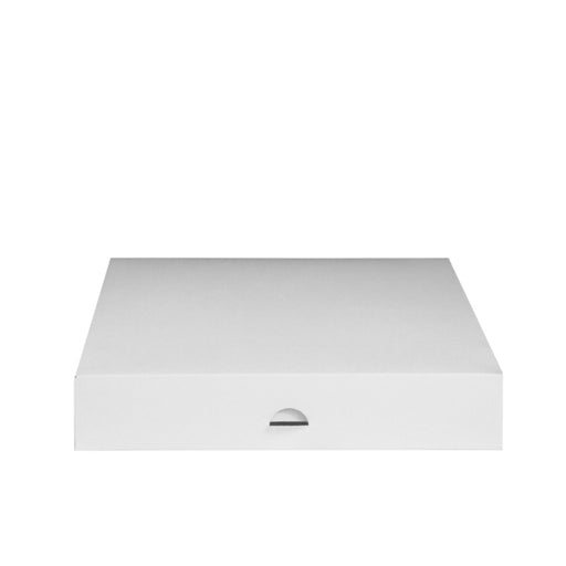 Caja pastelera de cartón blanca 260x260mm A50mm - 50Uds