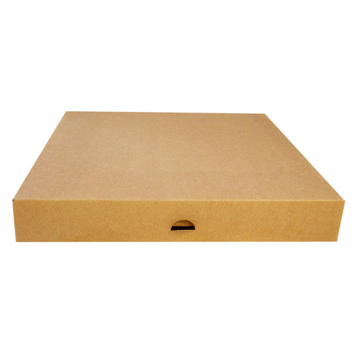Caja pastelera de cartón kraft 320x320mm A50mm - 50Uds