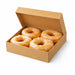 Caja pastelera de cartón kraft 320x320mm A50mm - 50Uds