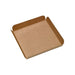 Base cuadrada en cartón kraft con pliegue en los bordes 190x190mm A20mm - 250Uds
