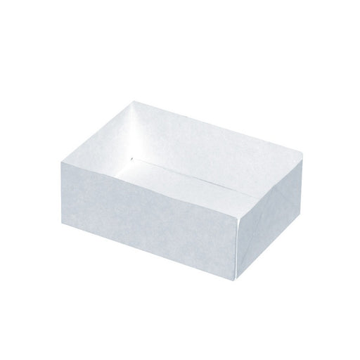 Caja pastelera blanca sin tapa 140x100mm A50mm - 100Uds