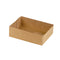 Caja pastelera kraft sin tapa 140x100mm A50mm - 100Uds