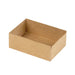 Caja pastelera kraft sin tapa 160x120mm A50mm - 150Uds