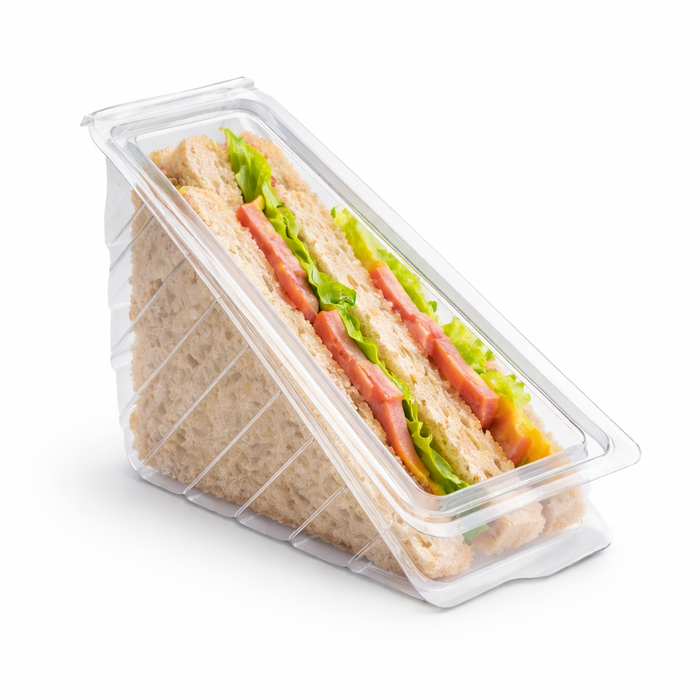 Caja para sandwich con tapa visagra 84x78mm A91,5mm - 480Uds