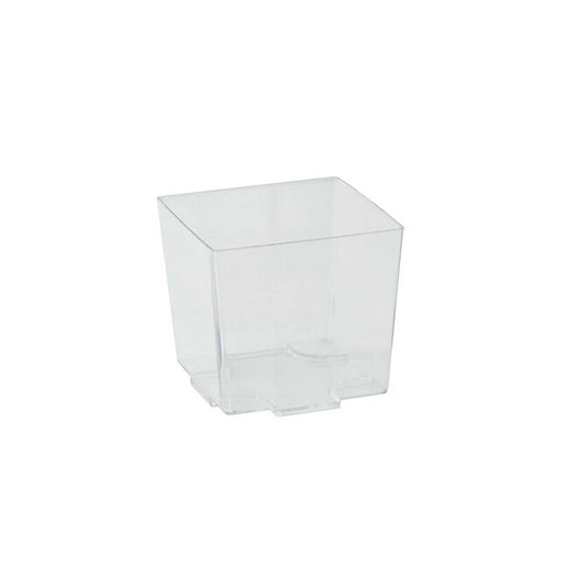 Vasito para degustación transparente KARA en PS 90ml 52x52mm A50mm - 24Uds