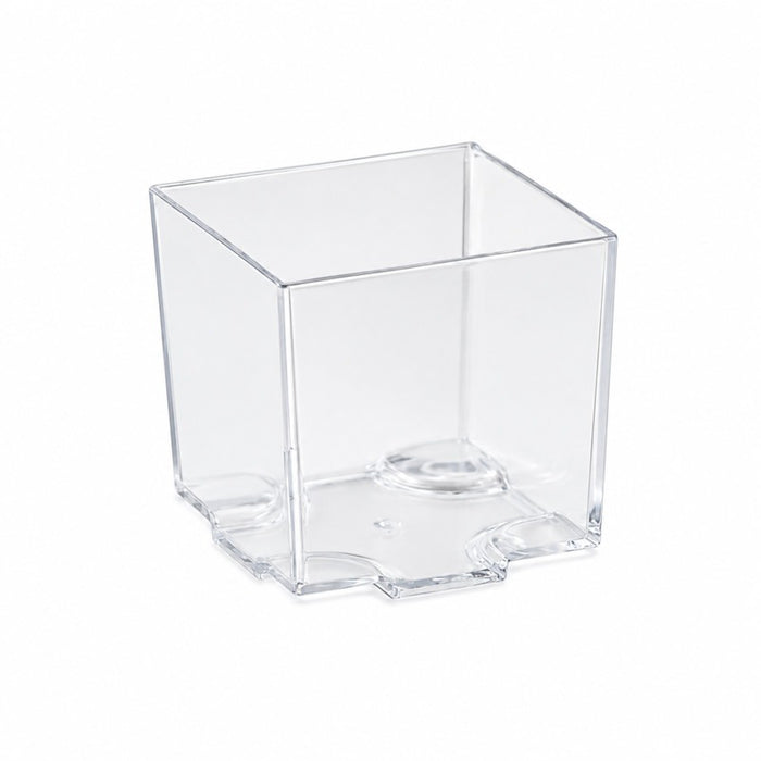 Vasito para degustación transparente KARA en PS 60ml 45x45mm A43mm - 20Uds