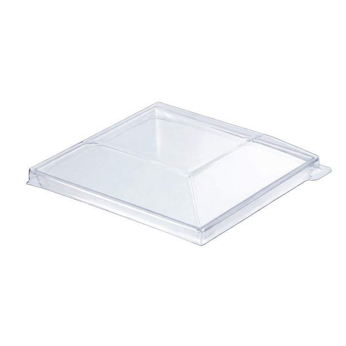 Tapa Zeno transparente plana y cuadrada PET 65x65mmpara 209MBZENO10 - 200Uds