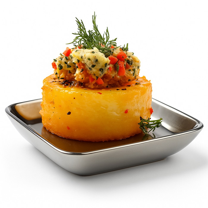 Cuenco plateado PS 63x63mm A10mm - 100Uds