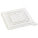 Tapa Zeno transparente plana y cuadrada PET 75x75mm A6mm - 200Uds
