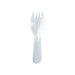 Mini tenedor-cuchara transparente. 90 - 100Uds