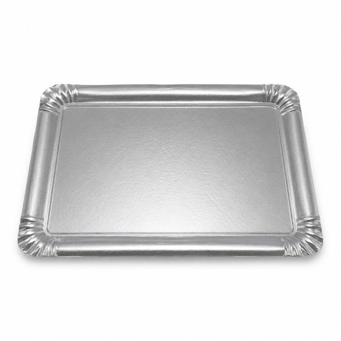 Bandeja doble cara plata (interior) y oro (exterior) 280x190mm - 25Uds