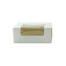 Caja pastelera blanca con tapa visagra con ventana 100x100mm A40mm - 420Uds