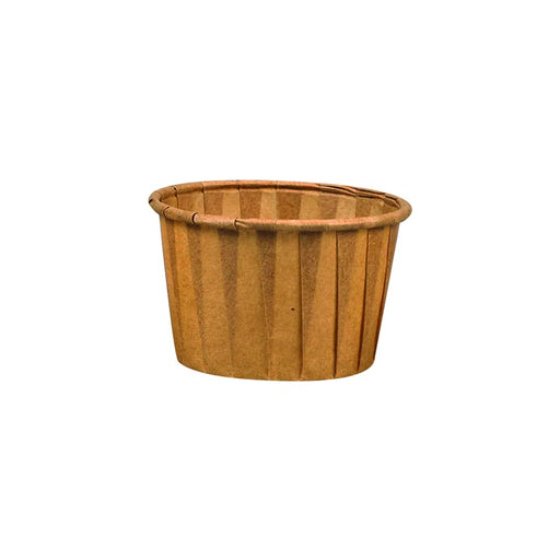 Tarrina de papel plisado en caja dispensadora (por paquetes) 60ml A35mm - 200Uds