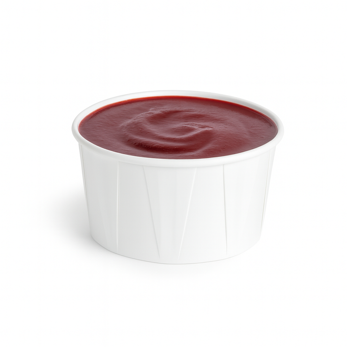 Tarrina de papel plisado en caja dispensadora (por paquetes) 60ml A35mm - 200Uds