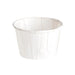 Tarrina de papel plisado en caja dispensadora (por paquetes) 60ml A35mm - 200Uds