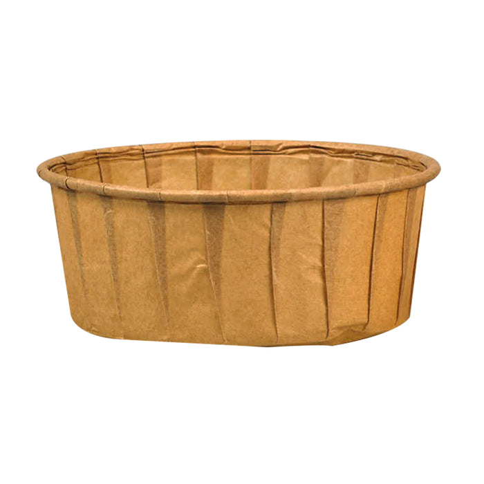 Tarrina de papel plisado en caja dispensadora (por paquetes) 120ml A30mm - 200Uds