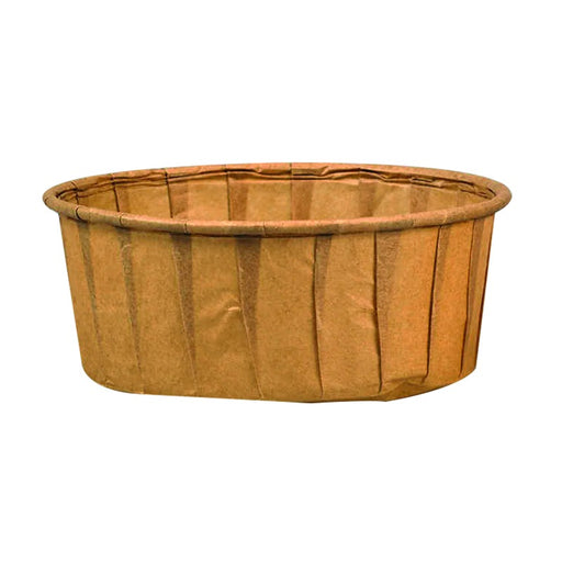 Tarrina de papel plisado en caja dispensadora (por paquetes) 120ml A30mm - 200Uds