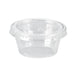 Salsera redonda transparente PET con tapa plana 60ml Ø62mm A32mm - 50Uds